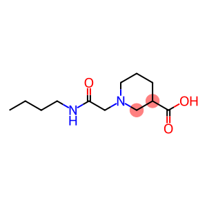 1-[(butylcarbamoyl)methyl]piperidine-3-carboxylic acid