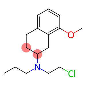 2-Naphthalenamine, N-(2-chloroethyl)-1,2,3,4-tetrahydro-8-methoxy-N-propyl-