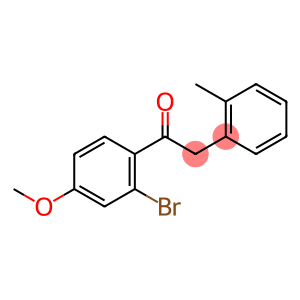 Ethanone, 1-(2-bromo-4-methoxyphenyl)-2-(2-methylphenyl)-
