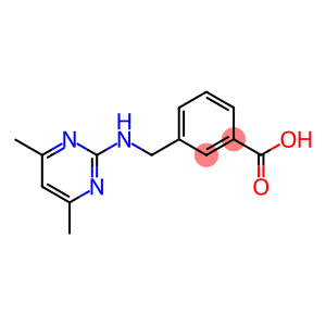 Benzoic acid, 3-[[(4,6-dimethyl-2-pyrimidinyl)amino]methyl]-