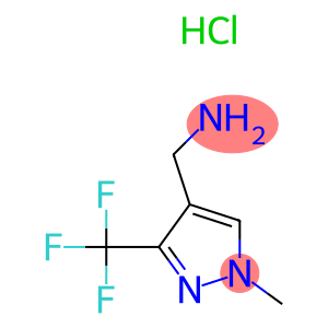 [1-methyl-3-(trifluoromethyl)-1H-pyrazol-4-yl]methanamine hydrochloride