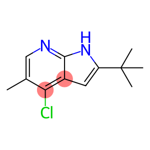 2-(tert-butyl)-4-chloro-5-methyl-1H-pyrrolo[2,3-b]pyridine