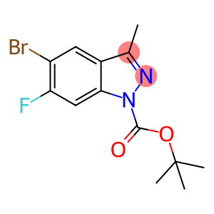 1H-Indazole-1-carboxylic acid, 5-bromo-6-fluoro-3-methyl-, 1,1-dimethylethyl ester