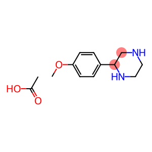2-(4-Methoxy-phenyl)-piperazine hydrogen acetate