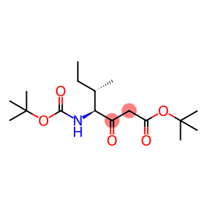 Heptanoic acid, 4-[[(1,1-dimethylethoxy)carbonyl]amino]-5-methyl-3-oxo-, 1,1-dimethylethyl ester, (4S,5S)-