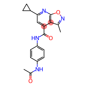 N-[4-(acetylamino)phenyl]-6-cyclopropyl-3-methyl[1,2]oxazolo[5,4-b]pyridine-4-carboxamide