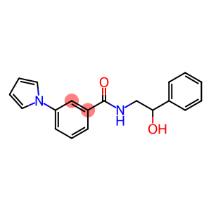 Benzamide, N-(2-hydroxy-2-phenylethyl)-3-(1H-pyrrol-1-yl)-