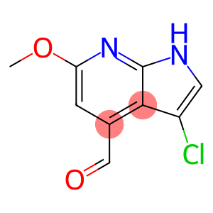 3-Chloro-6-Methoxy-7-azaindole-4-carbaldehyde