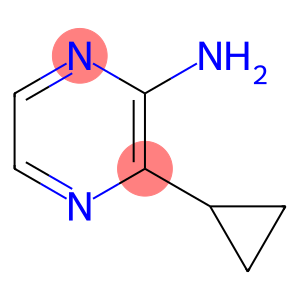 2-Pyrazinamine, 3-cyclopropyl-