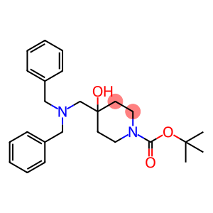 TERT-BUTYL 4-((DIBENZYLAMINO)METHYL)-4-HYDROXYPIPERIDINE-1-CARBOXYLATE