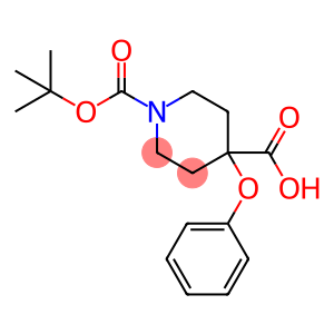 1,4-Piperidinedicarboxylic acid, 4-phenoxy-, 1-(1,1-dimethylethyl) ester