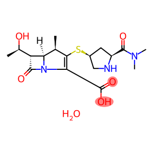 (4R,5S,6S)-3-{[(2S,5S)-5-(dimethylcarbamoyl)pyrrolidin-2-yl]sulfanyl}-6-[(1R)-1-hydroxyethyl]-4-methyl-7-oxo-1-azabicyclo[3.2.0]hept-2-ene-2-carboxylic acid
