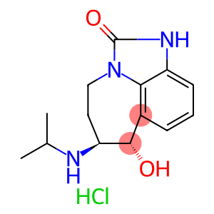 (6RS,7RS)-4,5,6, 7-Tetrahydro-7-hydroxy-6-[(1-methylethyl)amino]imidazo[ 4,5,1-jk][1]benzazepin-2(1H)-one hydrochloride