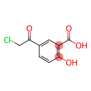 Benzoic acid, 5-(2-chloroacetyl)-2-hydroxy-