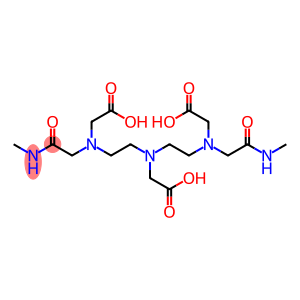 1,7-Bis(methylcarbamoylmethyl)-1,4,7-triazaheptane-1,4,7-triacetic acid