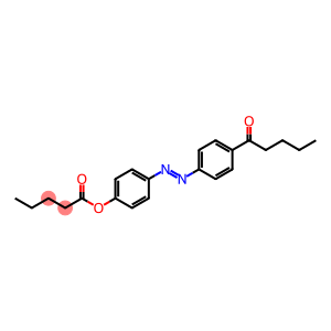 Pentanoic acid, 4-[[4-(1-oxopentyl)phenyl]azo]phenyl ester, (E)- (9CI)