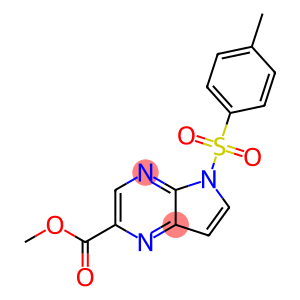 5H-Pyrrolo[2,3-b]pyrazine-2-carboxylic acid, 5-[(4-methylphenyl)sulfonyl]-, methyl ester