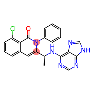 (S)-3-(1-((9H-嘌呤-6-基)氨基)乙基)-8-氯-2-苯基-1(2H)-异喹啉酮