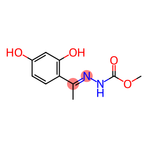 Hydrazinecarboxylic acid, 2-[1-(2,4-dihydroxyphenyl)ethylidene]-, methyl ester, (2E)-
