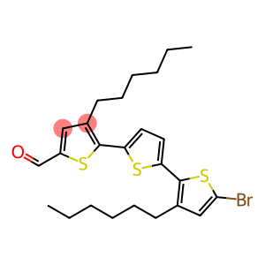 [2,2':5',2''-Terthiophene]-5-carboxaldehyde, 5''-bromo-3,3''-dihexyl-