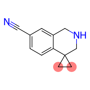 2',3'-dihydro-1'H-spiro[cyclopropane-1,4'-isoquinoline]-7'-carbonitrile