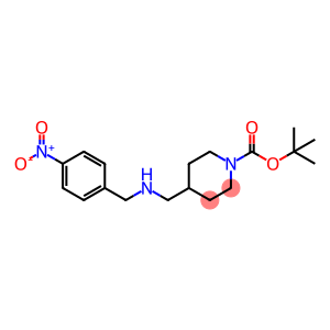 1-Piperidinecarboxylic acid, 4-[[[(4-nitrophenyl)methyl]amino]methyl]-, 1,1-dimethylethyl ester