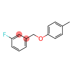 Benzene, 1-fluoro-3-[(4-methylphenoxy)methyl]-