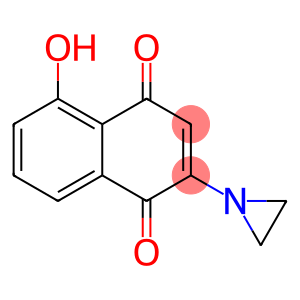 2-aziridinyl-5-hydroxy-1,4-naphthoquinone