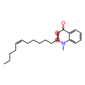 1-Methyl-2-[(Z)-6-undecenyl]-4(1H)-quinolone