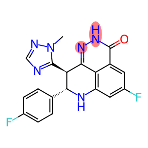 (8S,9R)-5-氟-8-(4-氟苯基)-2,7,8,9-四氢-9-(1-甲基-1H-1,2,4-三唑-5-基)-3H-吡啶并[4,3,2-DE]酞嗪-3-酮