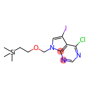 7H-Pyrrolo[2,3-d]pyrimidine, 4-chloro-5-iodo-7-[[2-(trimethylsilyl)ethoxy]methyl]-