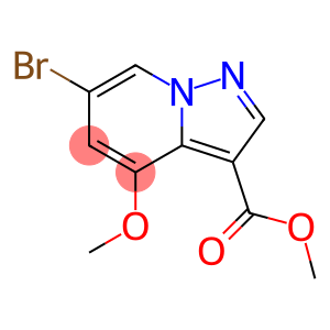 Pyrazolo[1,5-a]pyridine-3-carboxylic acid, 6-bromo-4-methoxy-, methyl ester (ACI)