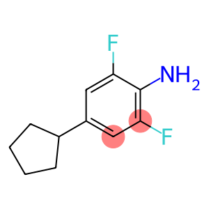 4-Cyclopentyl-2,6-difluoro-phenylamine