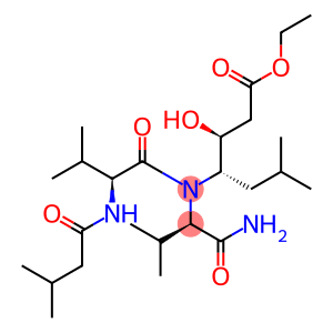 [S-(R*,R*)]-N-(3-Methyl-1-oxobutyl)-L-valyl-N-[4-ethoxy-2-hydroxy-1-(2-methylpropyl)-4-oxobutyl]-D-valinamide