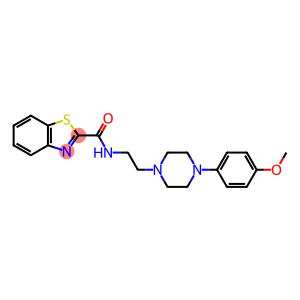 2-Benzothiazolecarboxamide, N-[2-[4-(4-methoxyphenyl)-1-piperazinyl]ethyl]-