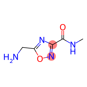 1,2,4-Oxadiazole-3-carboxamide, 5-(aminomethyl)-N-methyl-