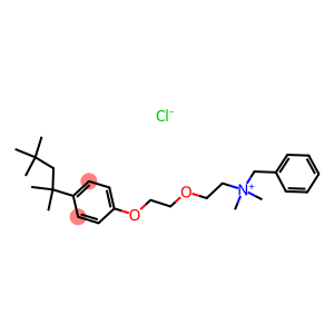 N-benzyl-N,N-dimethyl-2-{2-[4-(2,4,4-trimethylpentan-2-yl)phenoxy]ethoxy}ethanaminium chloride