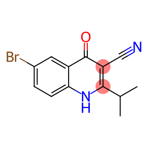 6-Bromo-2-isopropyl-4-oxo-1,4-dihydroquinoline-3-carbonitrile
