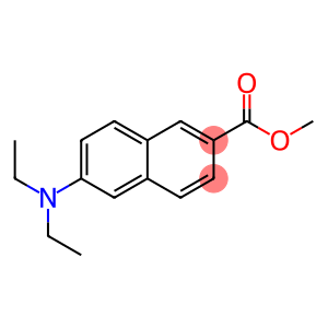 2-Naphthalenecarboxylic acid, 6-(diethylamino)-, methyl ester