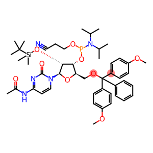 (2S,3S,4S,5S)-5-(4-AcetaMido-2-oxopyriMidin-1(2H)-yl)-2-((bis(4-Methoxyphenyl)(phenyl)Methoxy)Methyl)-4-((tert-butyldiMethylsilyl)oxy)tetrahydrofuran-3-yl (2-cyanoethyl) diisopropylphosphoraMidite