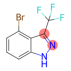 1H-Indazole, 4-bromo-3-(trifluoromethyl)-