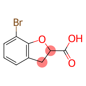 2-Benzofurancarboxylic acid, 7-bromo-2,3-dihydro-