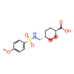 反式-4-({[(4-甲氧苯基)磺酰基]氨基}甲基)环己烷羧酸