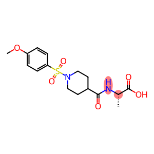 L-Alanine, N-[[1-[(4-methoxyphenyl)sulfonyl]-4-piperidinyl]carbonyl]-