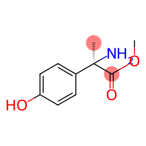Benzeneacetic acid, α-amino-4-hydroxy-α-methyl-, methyl ester, (αR)-