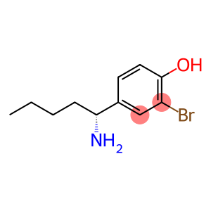 Phenol, 4-[(1R)-1-aminopentyl]-2-bromo-