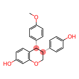2H-1-Benzopyran-7-ol, 3,4-dihydro-3-(4-hydroxyphenyl)-4-(4-Methoxyphenyl)-, (3S,4R)-