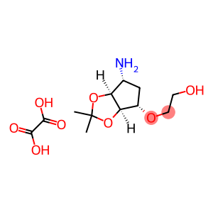 2-(((3aR,4S,6R,6aS)-6-amino-2,2-dimethyltetrahydro-3aH-cyclopenta[d][1,3]dioxol-4-yl)oxy)ethanol oxalate