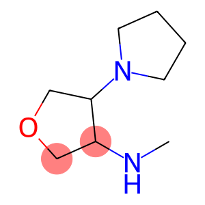 tetrahydro-N-methyl-4-(1-pyrrolidinyl)-3-Furanamine