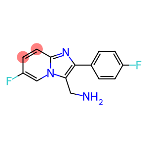 [6-fluoro-2-(4-fluorophenyl)imidazo[1,2-a]pyridin-3-yl]methanamine